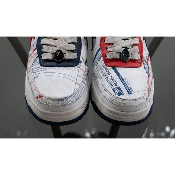 A‎ Bathing Ape Bape STA x USPS Sneaker Men's Size 9 - Picture 3 of 9